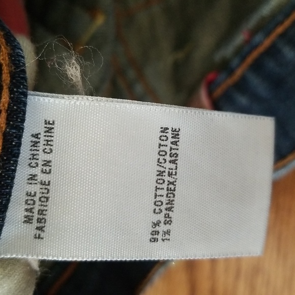 (0/W25) Lucky Brand Sweet n' Straight Denim Contemporary Modern Distressed - Picture 4 of 11